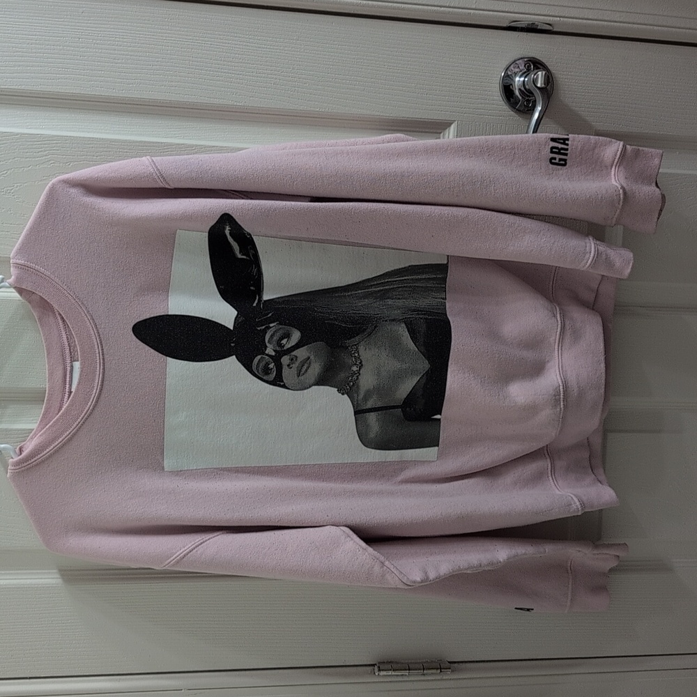 Ariana Grande Dangerous Woman Pink Crewneck